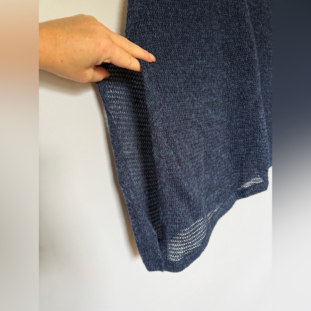 EILEEN FISHER Linen Asymmetrical Sweater - Picture 5 of 7